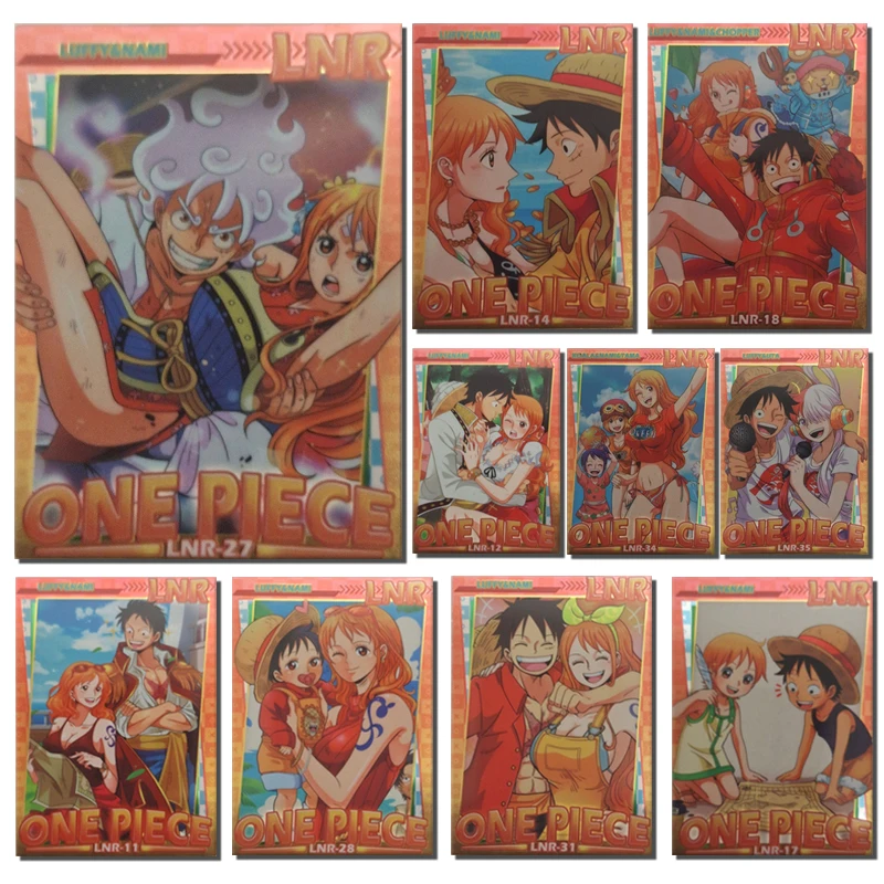 Nuovo Anime One Piece Lnr Transparentcies Card Monkey D. Rufy Nami Uta Yamato Toy Collection Uomo Sorpresa Compleanno Regali Di Natale