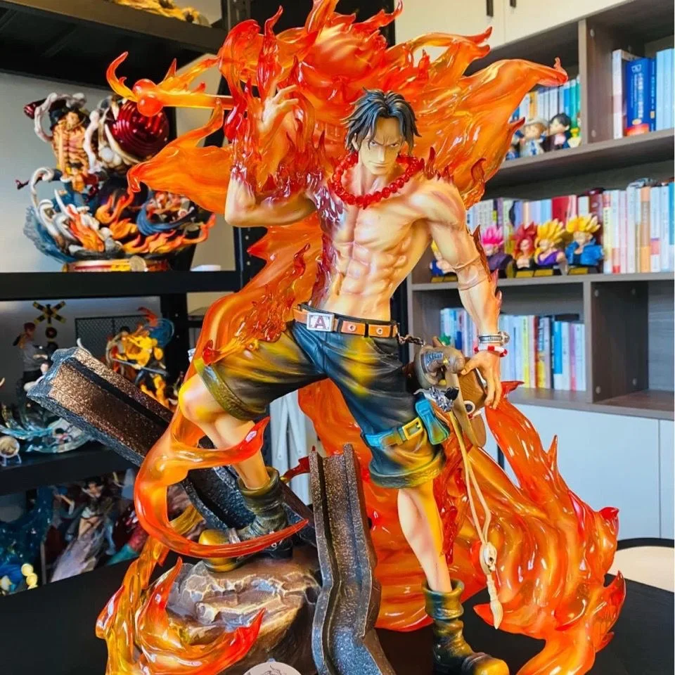 

Anime One Piece Ace Super Large Figure Toys Luminous 35cm Pvc Statue Christmas Birthday Gift Toy Figurines For Children