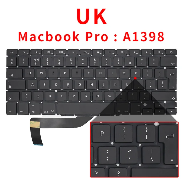 Cavo Flessibile I/O USB HDMI Per MacBook Pro Retina 15" A1398 (Late 2013 / Mid 2014) – Ricambio 821-1798-A