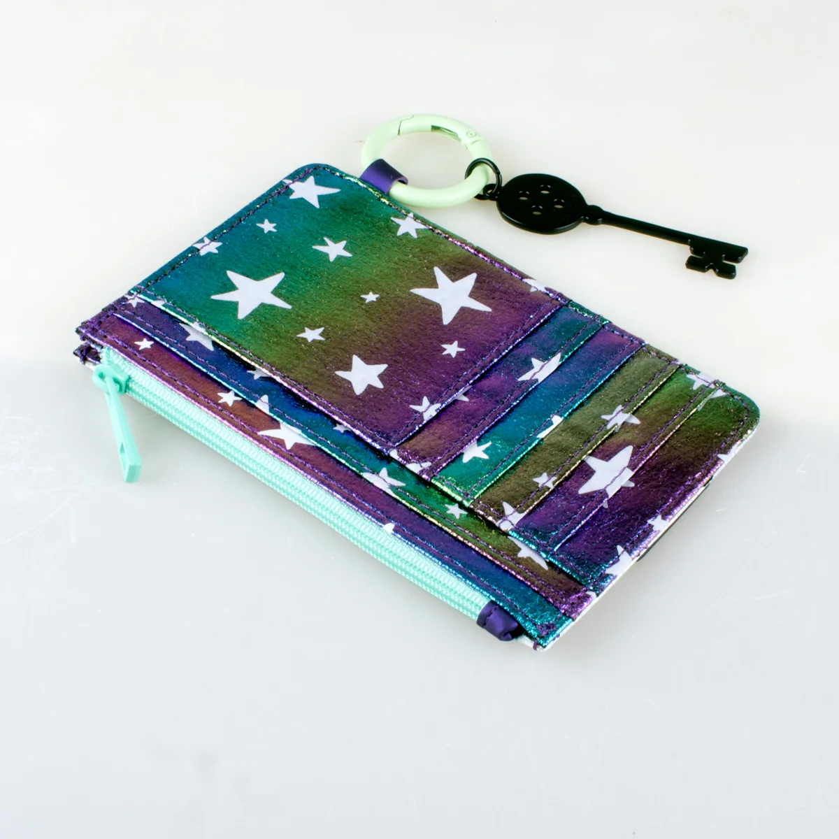 High-Quality Printed Zipper Wallet Fashionable Individual Card Holder Coin Purse
