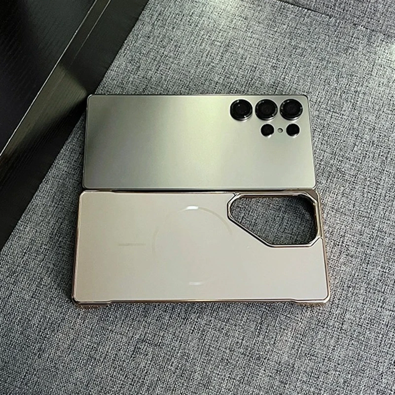Luxury Plating AG Matte Frameless Magnetic Charging Case