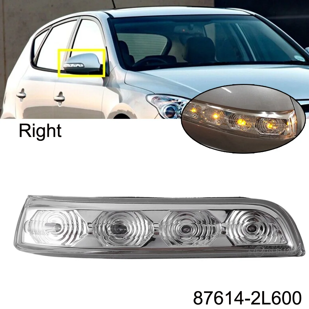 

Right Rearview Mirror LED Turn Signal Light Wing Side Mirror Lamp Repeater For Hyundai I30 2009-12 87613-2L600 Car Accessories