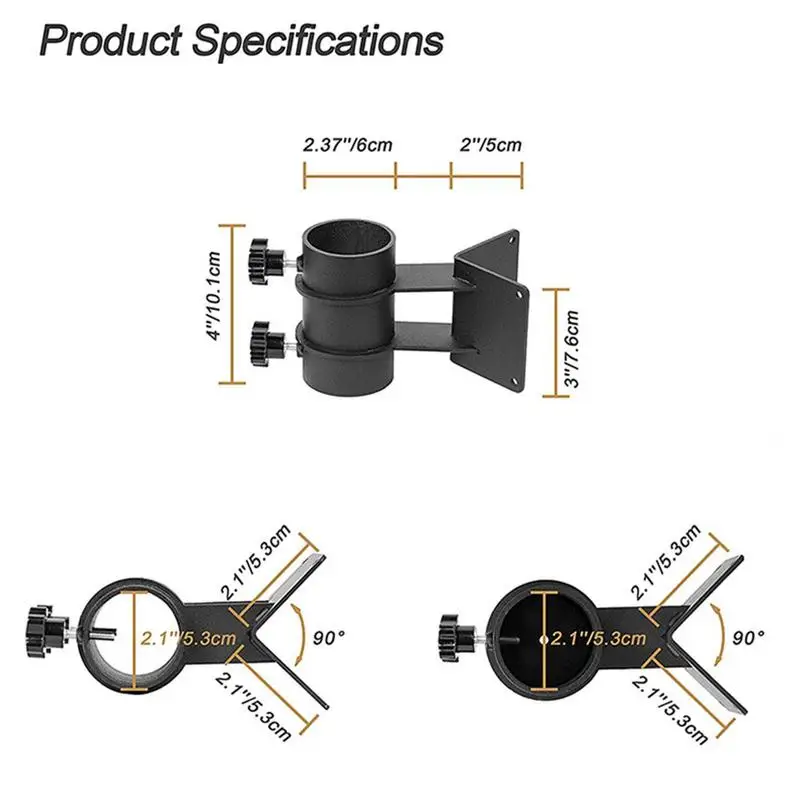 Těžký celní poplatek patio déštník držák slunečník držák déštník skoba mount/bracket slunce déštník závorky nastavitelný ohrada déštník