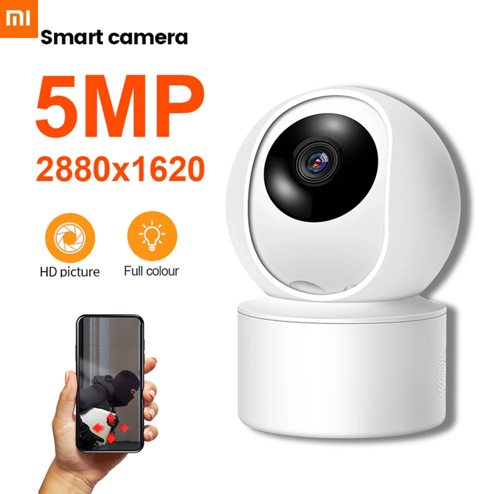 

Xiaomi Camera Surveillance Security Baby Monitor Automatic Human Tracking Cam Full Color Night Vision Indoor Video Camera