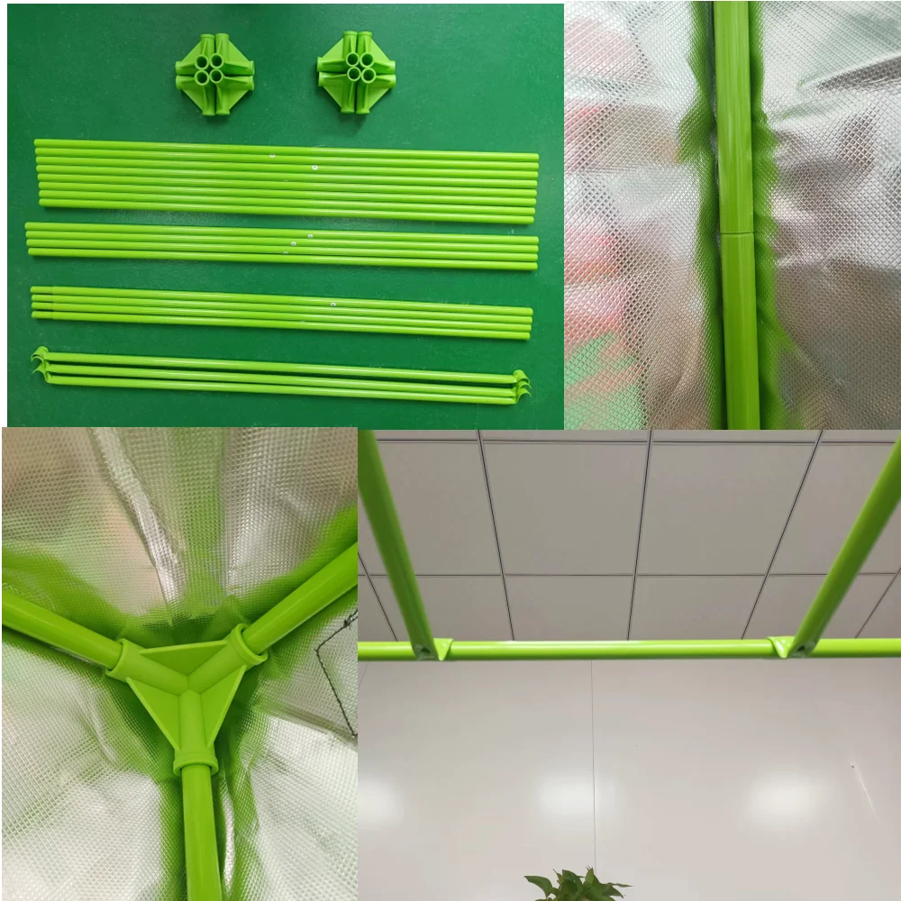 Grow Tent Growbox 600D Waterproof Reflective Oxford Cloth Tent For Led Light Greenhouse Indoor Garden Seed Flower Plant Growing