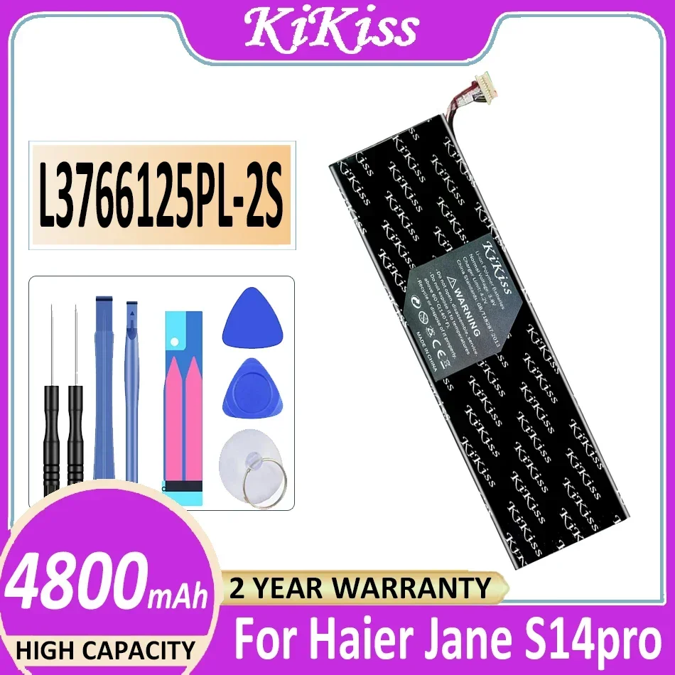 

KiKiss Battery L3766125PL-2S L3766125PL2S 4800mAh For Haier Jane S14 pro S14pro Laptop Bateria