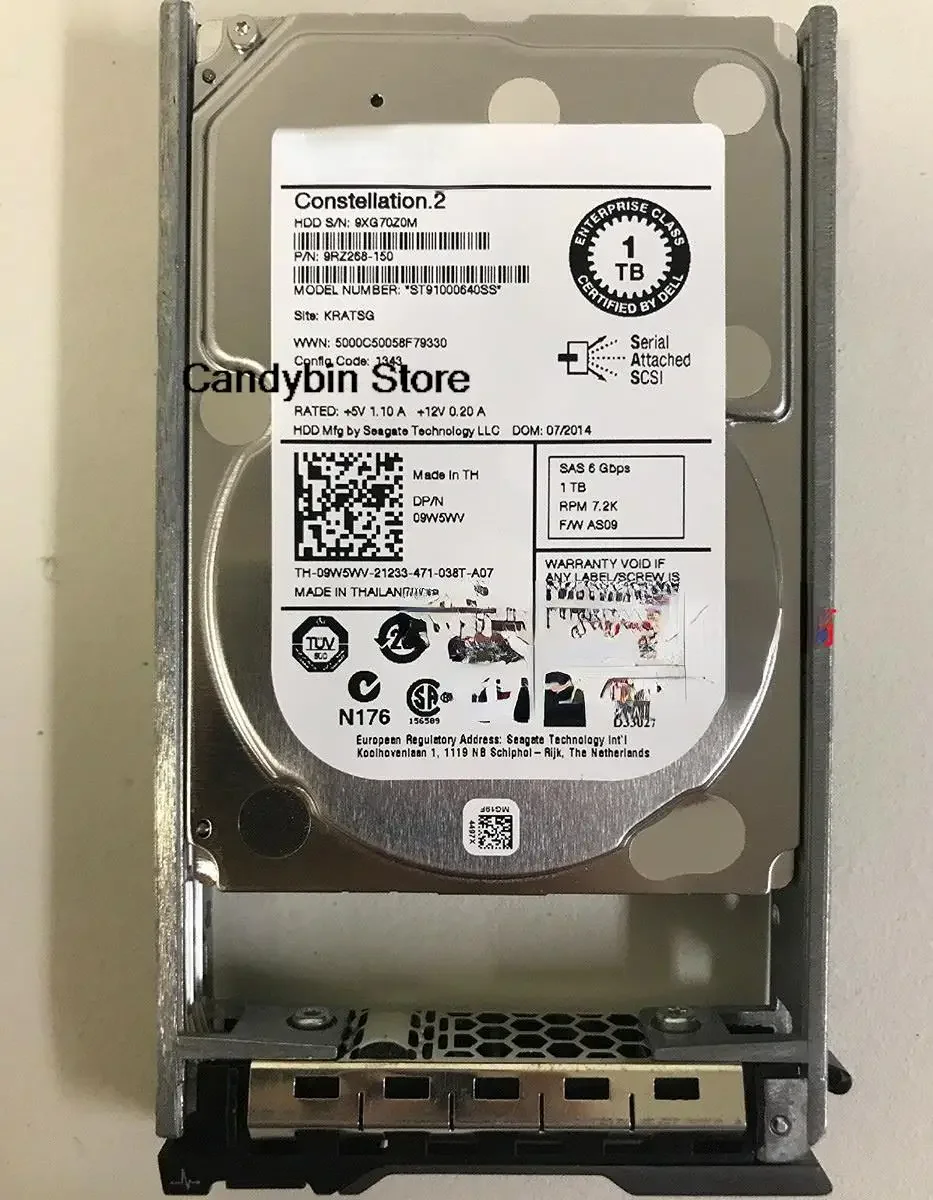 For R610 R620 R630 server hard disk 1T SAS 7.2K 2.5-inch