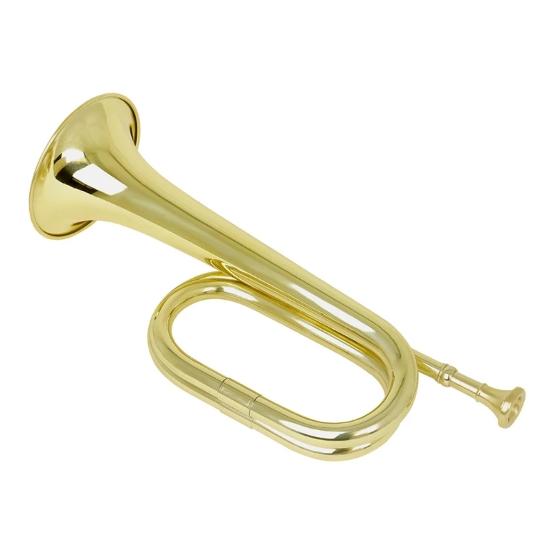 Students Trumpet Lightweight Bugle Trumpet Durable Strong Practical Music Instrument for Children Teenagers School Band