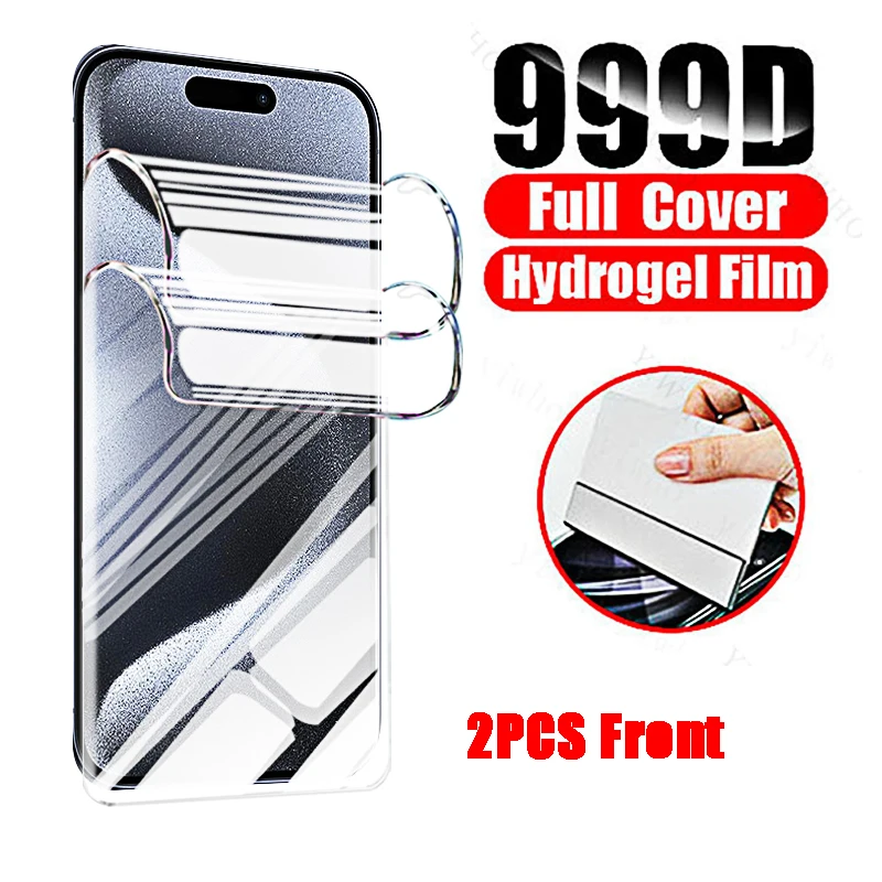 Ultra-Clear Hydrogel Full Cover Screen & Camera Protector