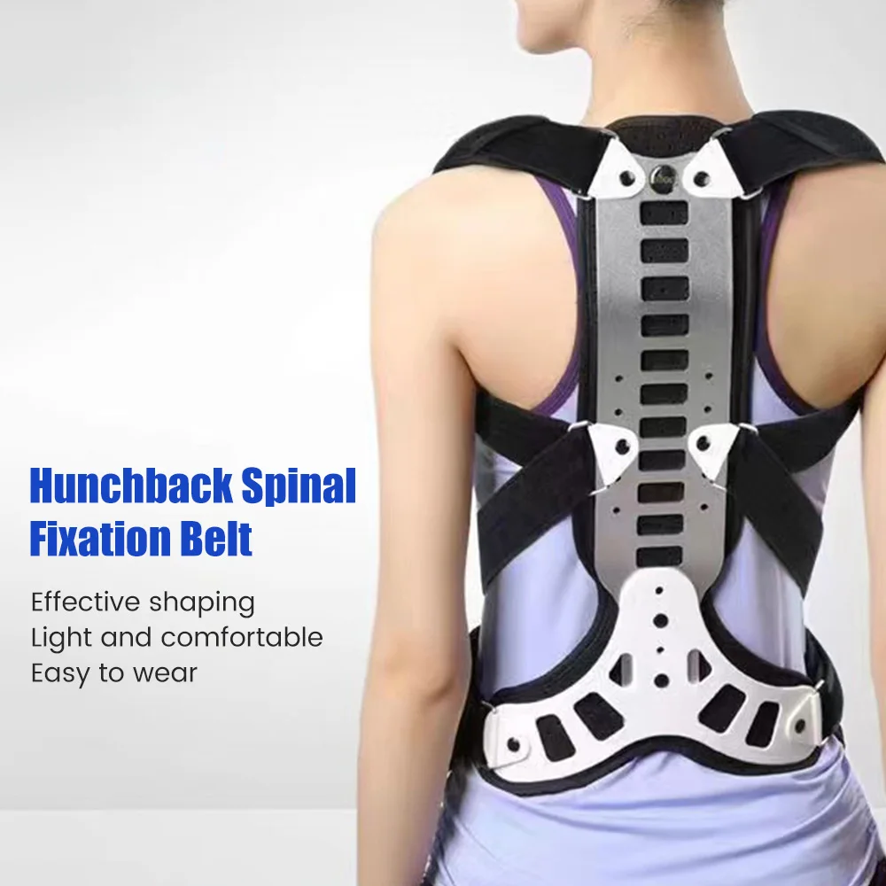 Description Picture 2 of itemAdjustable Back Brace Posture Corrector Women Men Back Straightener Trainer for Scoliosis & Hunchback Correction, Spine Support