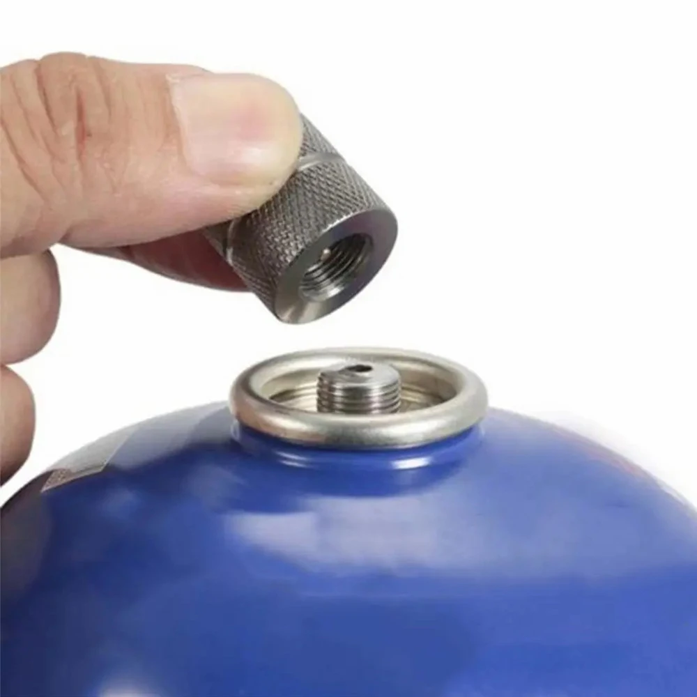 Outdoor Camping Butane Stove Gas Refill Adapter Cartridge Gas Nozzle