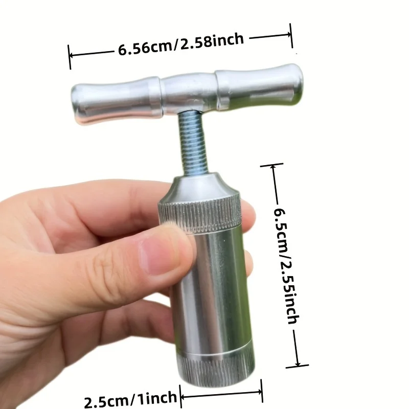 Aluminum Spice Hand Crusher Pepper Mill Handmade Smoking Press Accessories manual spice grinder