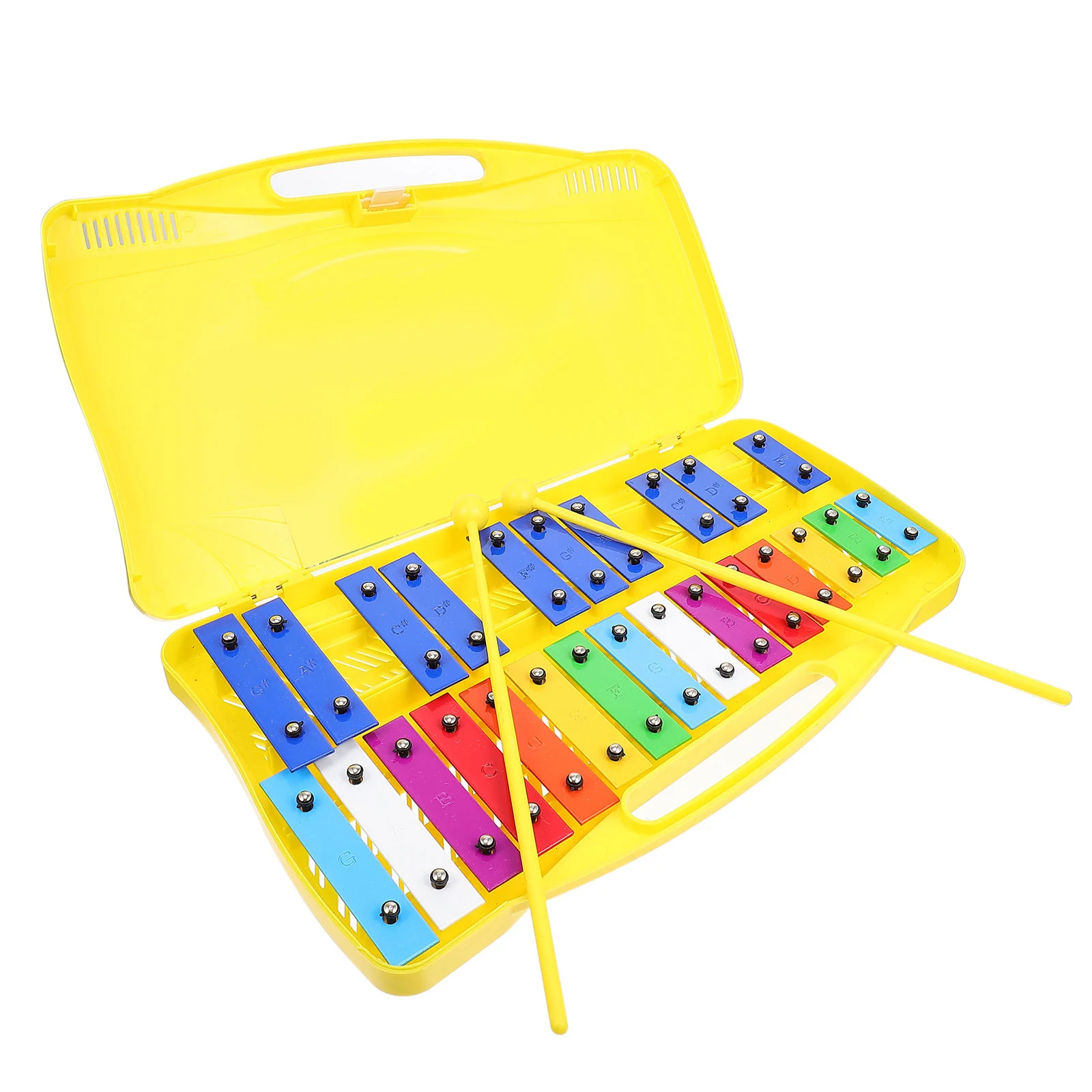 

25-tone Piano Playing Music Toys for Kids Toddle Percussion Metal Teaching Aids Instruments Metallophone Plastic