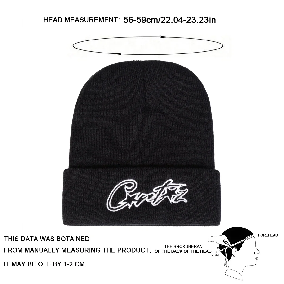 Unisex Letter Pentagram Embroidery Beanies For Women Men