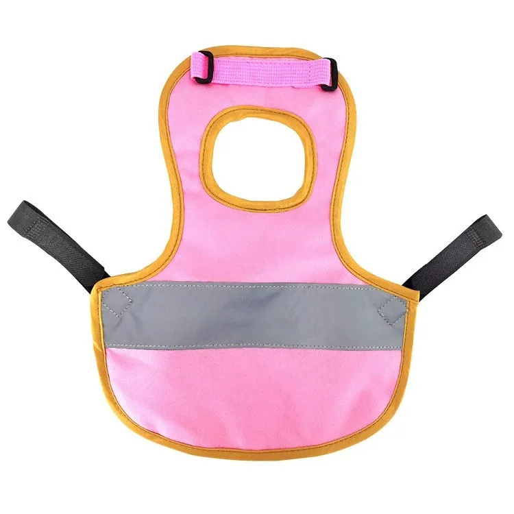 Chicken Vest Pet Clothing Clothing Pet Supplies Duck Goose Vest Reflective Cape Farm Cascos Para Pollos Chicken Helmet