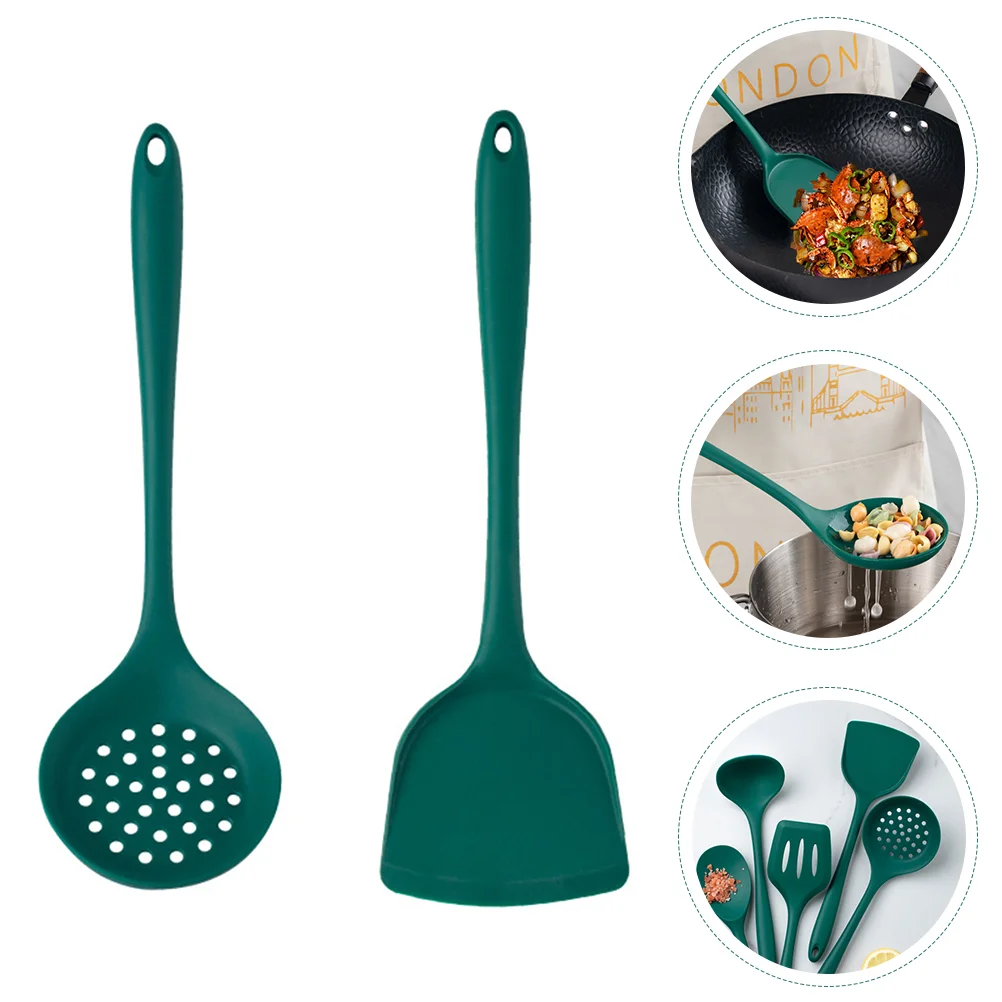 

1 Set Novel Silicone Spatula Non-stick Cooking Utensil Kitchen Gadgets for Home