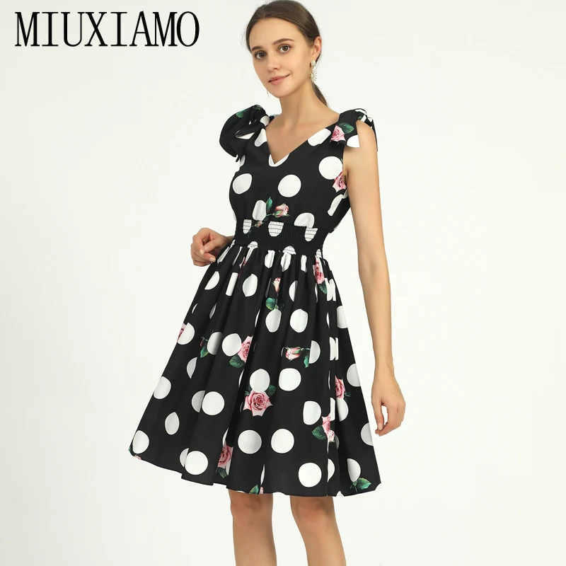 

Мини-платье MIUXIMAO, модная Новинка лета 2022, женские богемные пляжные элегантные винтажные сексуальные повседневные платья с цветочным принтом для вечеринки