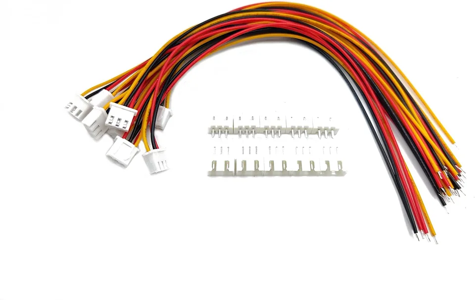 Bộ 5 đầu Nối Dây Cáp JST XH2.54 XH 2.54mm 2 / 3 / 4 / 5 / 6 Pin Pitch đầu Cắm Và Cổng Cắm 200MM 26awg Tiện Dụng I.471591389