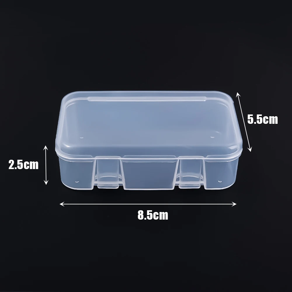 Square Boxes Mini Clear Plastic Jewelry Storage Case Container Packaging  Box for Earrings Rings Beads Collecting Small Items - AliExpress