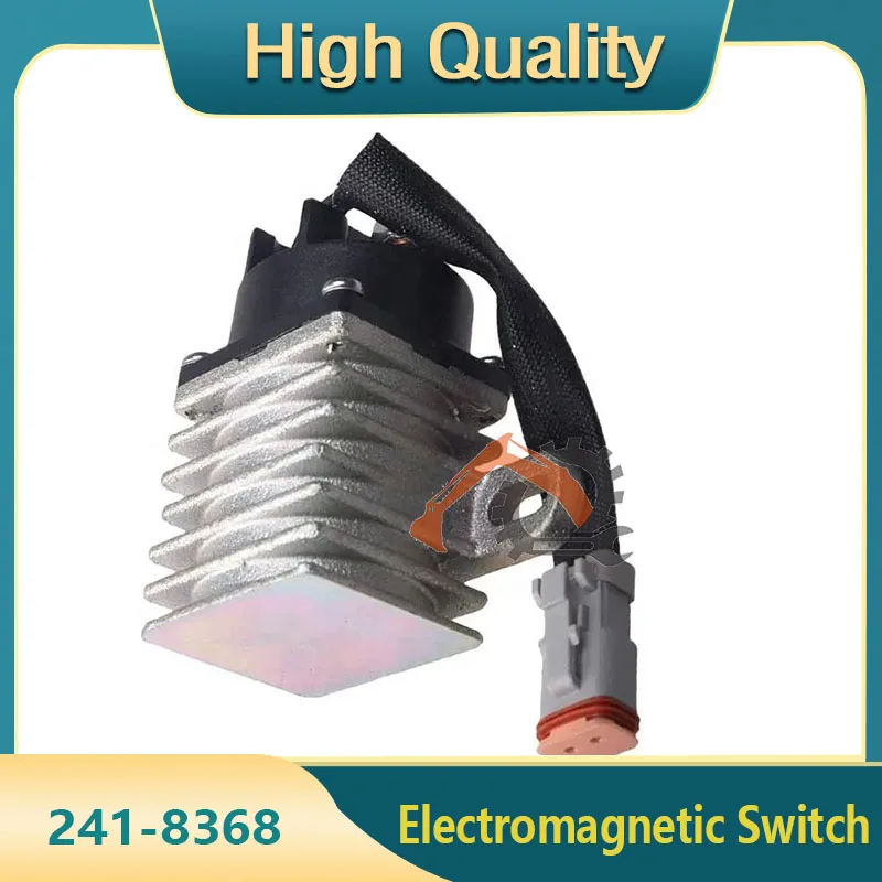 

High Quality Engine Electromagnetic Switch 241-8368 2418368 for Caterpillar 320D 323D 330D Excavator Magnetic Relay Switch