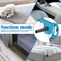 Makita – souffleur d'air électrique sans fil 2 en 1, nettoyeur de collecteur de poussière d'ordinateur à feuilles et aspiration, pour batterie 18V 5