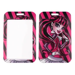 Whimsical Cartoon Girl Lanyard - Colorful Neck Strap & Keychain Accessory (2)