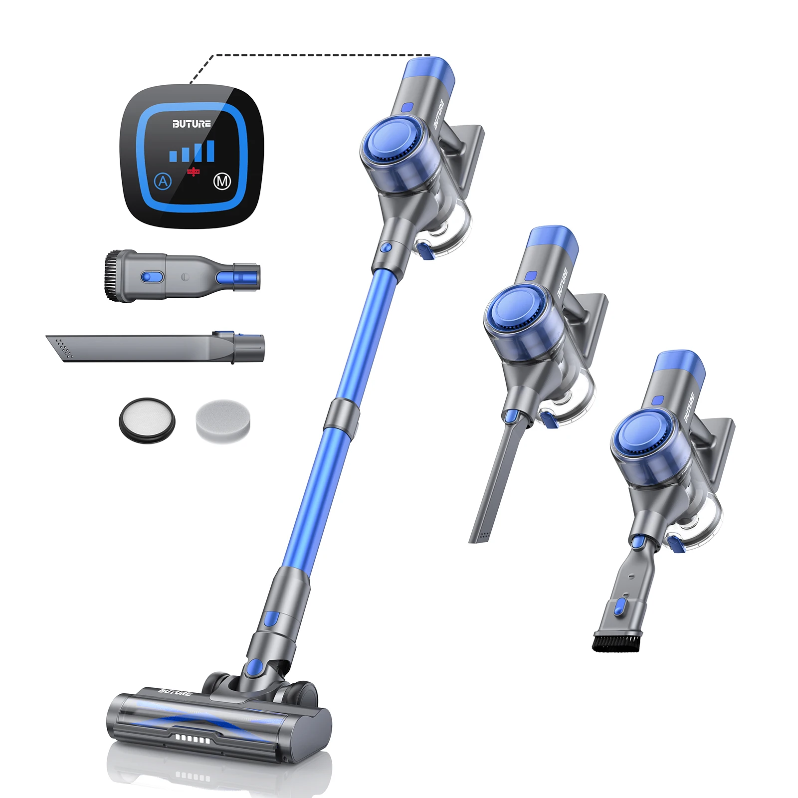 55 Mins 400w 33kpa Wireless Cordless Vacuum Cleaner 55 Mins For Smart