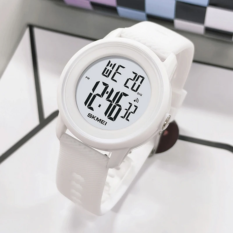 SKMEI 패션 다기능 방수 스톱워치 손목 시계 청소년 멋진 디지털 카운트다운 스포츠 시계 남성 여성 학생