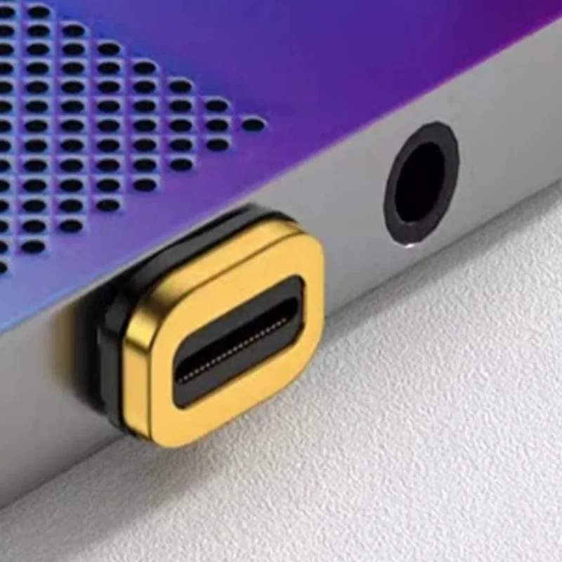 USB4.0 마그네틱 8K@60Hz USB C 어댑터 140W USB C to Type C 40Gbps 고속 충전 컨버터 케이블 (태블릿/폰 충전 어댑터용)