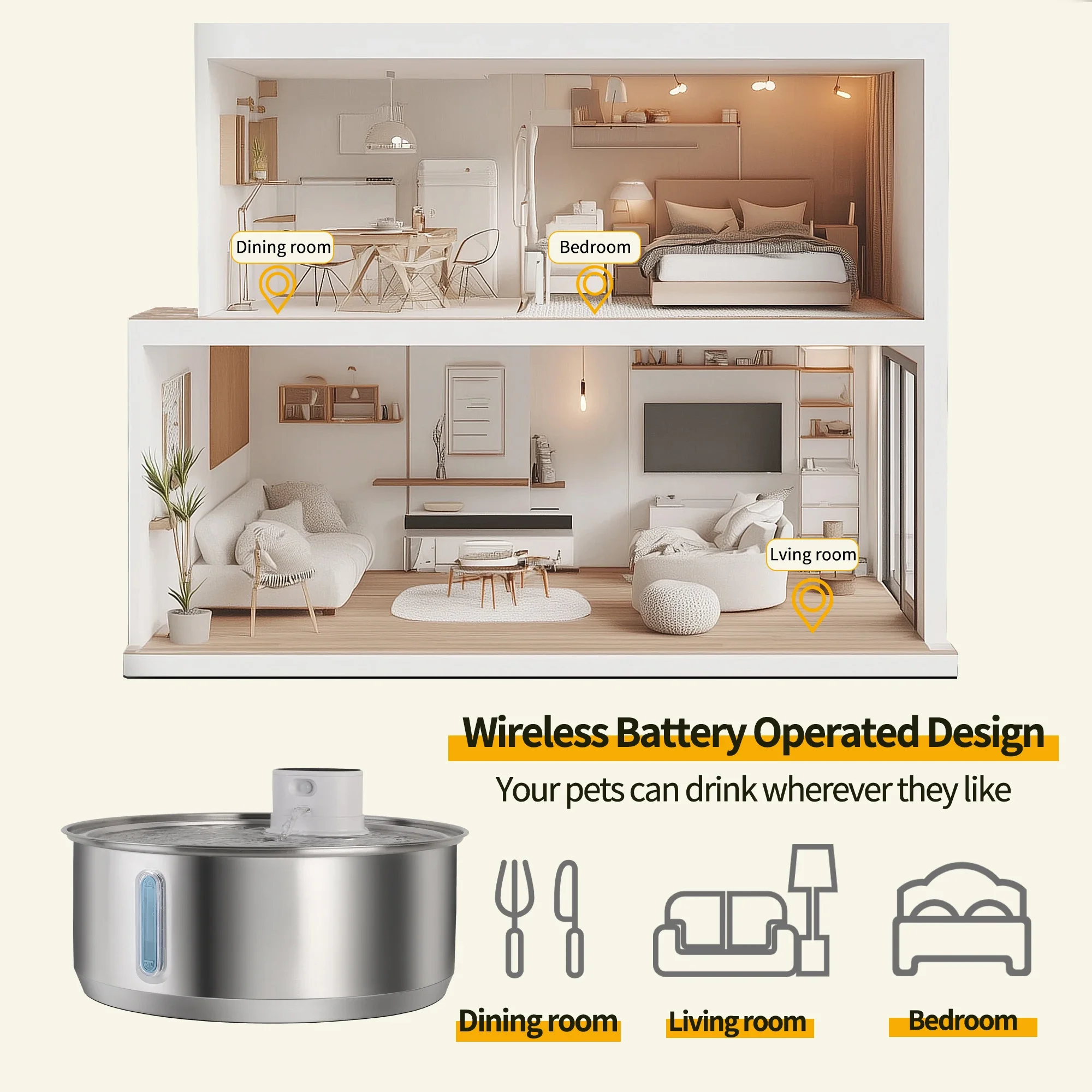 8L Automatic Pet Water Fountain 6