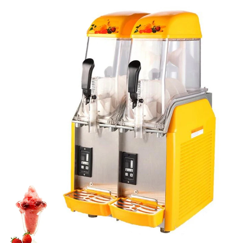 

Commercial Smoothie Maker Snow Melting Machine One Two Three Tank Slush Slushy Ice Maker Slushie Frozen Drink Smoothy