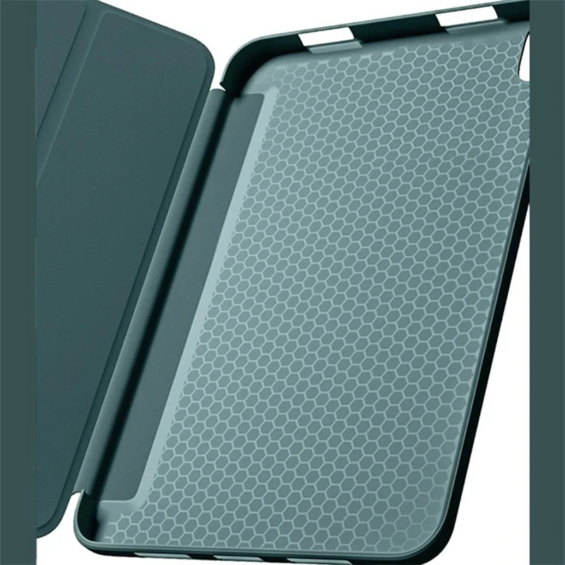 Tri-Fold Flip Case with Magnetic Stand and PU Leather Protective Cover