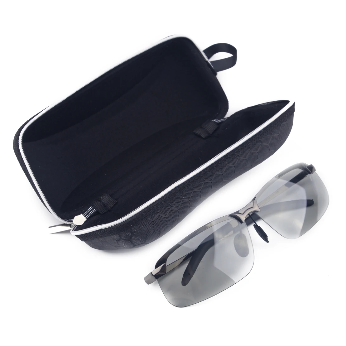 Men polarized photochromic transition lens sunglasses