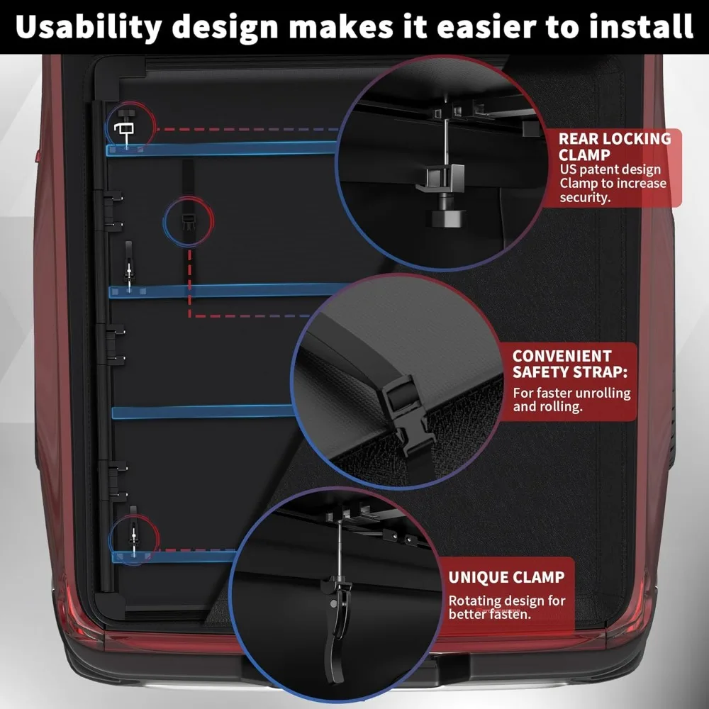 Soft Quad Truck Bed Tonneau Cover 4