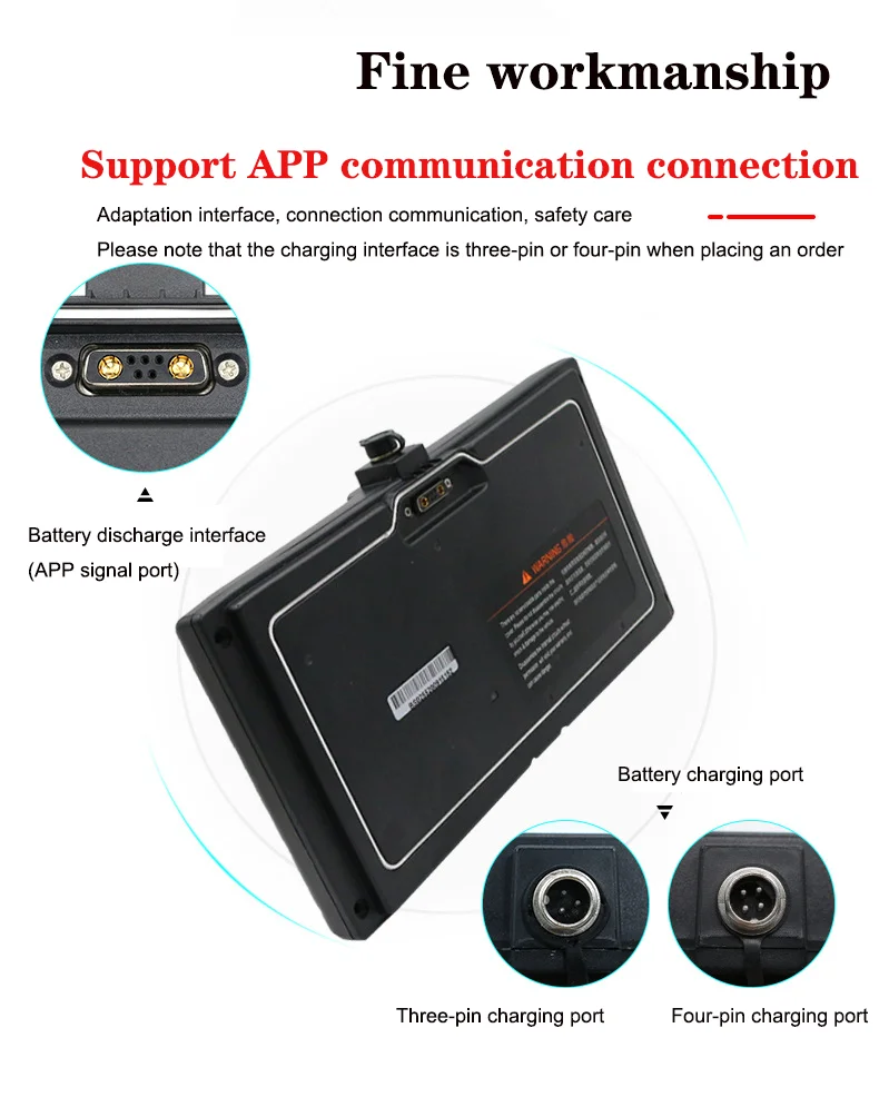 Batteria Litio 54V Per Scooter Elettrico - 7AH, Bilanciata, Con Protezioni BMS, Per Motori 0-500W