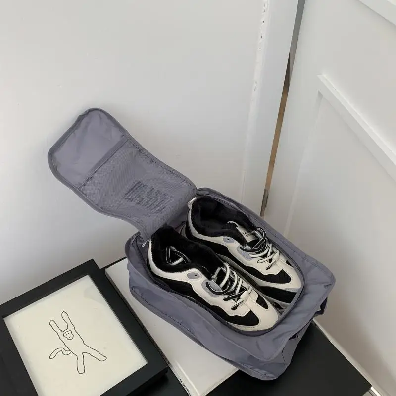 Compact Waterproof Travel Shoe Organizer - High Capacity Folding Pouch