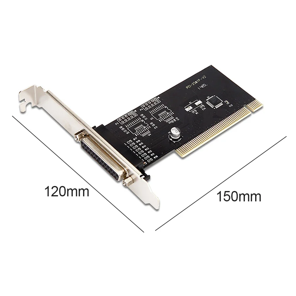Pci Adapter Card PCI to Parallel LPT 25Pin DB25 Printer Port Controller Expansion Card for Desktop Computer