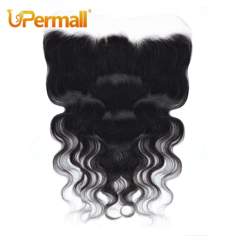 Human Hair Lace Closure Frontal Straight Body Wave 4x4 13x4