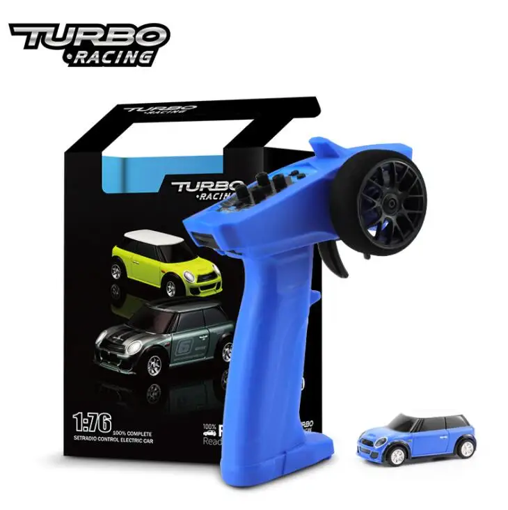 rc car shops near me Turbo Racing 1:76 RC Car Mini Full Proportional Wholesale Electric Race RTR Car Kit 2.4GHZ Racing Experience Car New Patent  Car rc car price