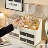 Large Capacity Makeup Organizer and Vanity Storage Shelf Desktop Cosmetic Storage Box and Vanity Organizer Lipstick Stand Holder 3