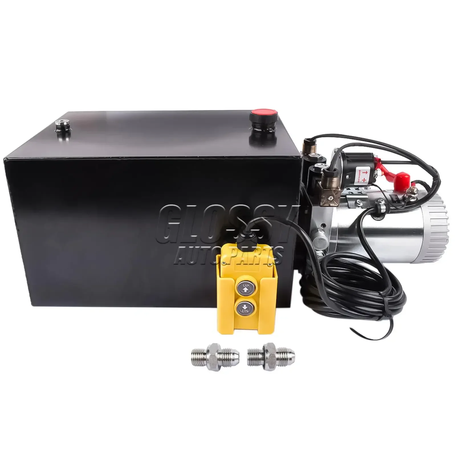AP03 20 Quart Hydraulic Power Unit 12V DC Double Acting Hydraulic Dump Trailer Pump 4