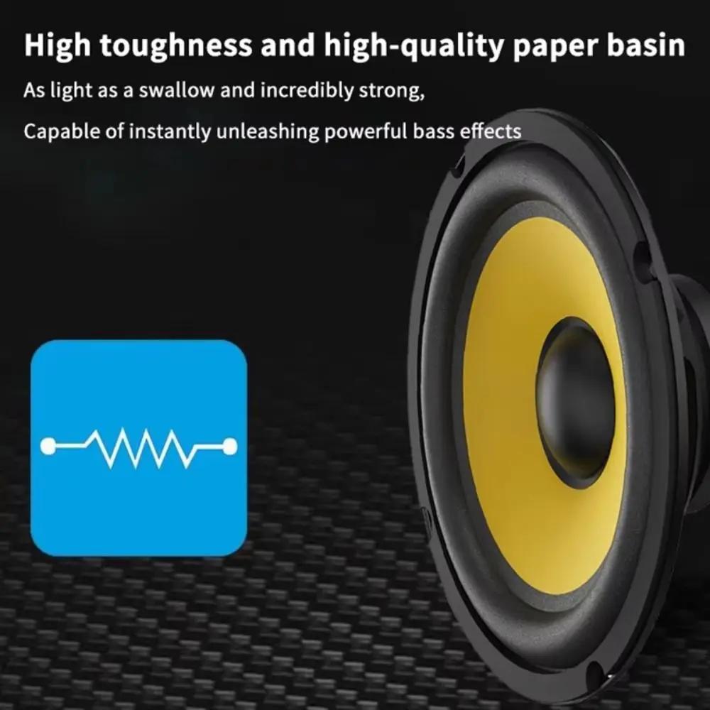 High-Performance Car Audio Bass Speaker – HiFi Music Full Range Coaxial Subwoofer