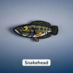 Embroidered Lure Fishing Velcro Patch - Perfect for Bags, Apparel, and Hats (MST - HY)