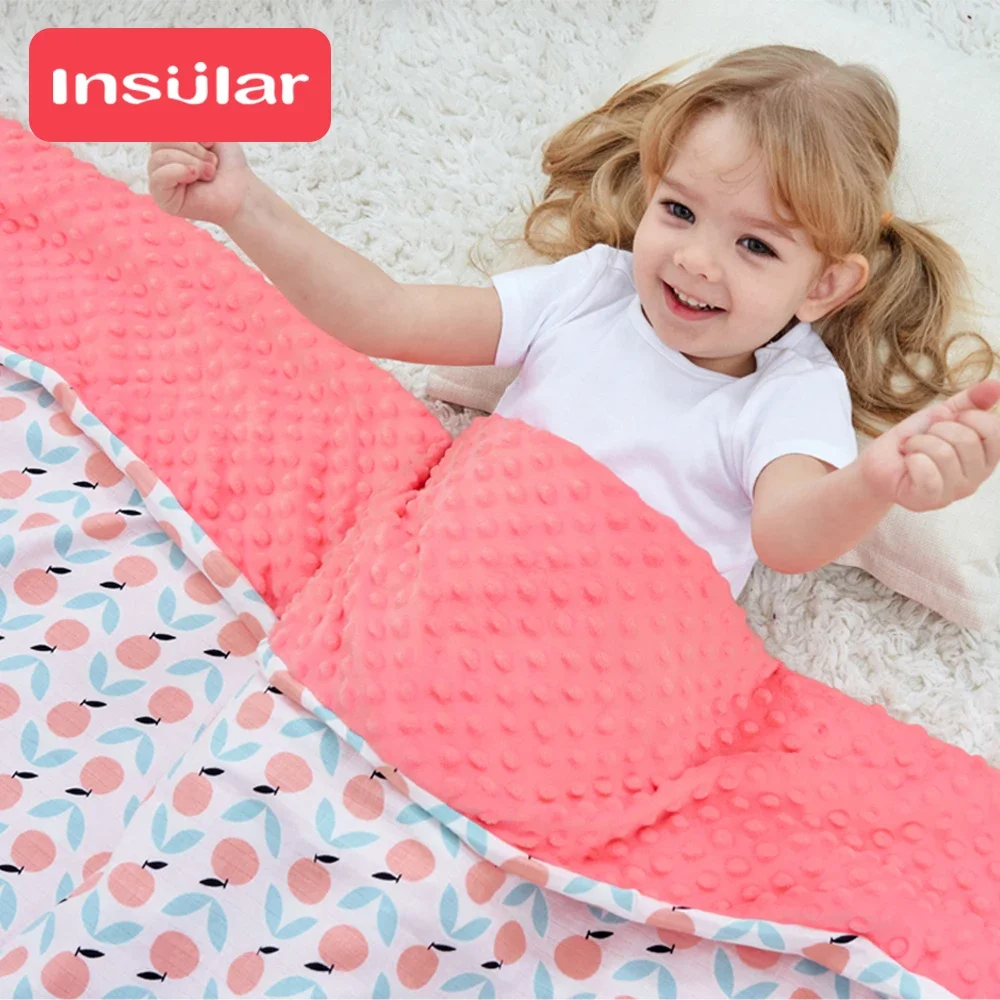 

Insular Cotton Super Soft Muslin Diapers Receiving Baby Blanket Bath Towel Swaddle Wrap Baby Bed Accessories Baby Blankets Quilt