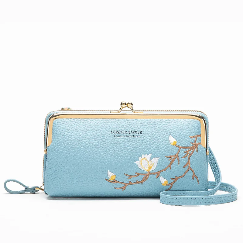 Women Bags Soft Leather Wallets Touch Screen Cell Phone Purse Crossbody Shoulder Strap Handbag for Female Cheap Women's Bags