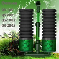 Qanvee QS200 Water Sponge Filter Media Aquarium Fish Tank Shrimp Plant Air Pump Oxygen Accessories Foam Fishbowl Ecoflow Filtro 1