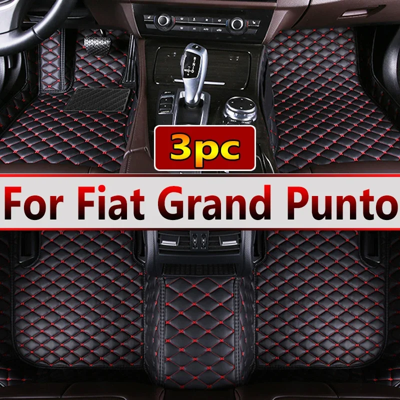 

Car Floor Mats For Fiat Grand Punto Project 199 2005~2009 3door Tapetes Para Carro Alfombrillas Coche Car Mats Car Accessories