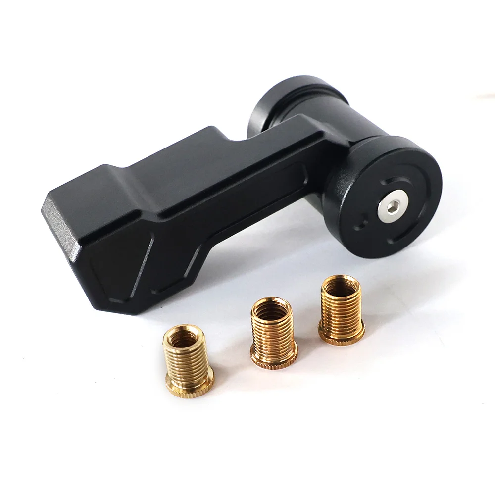Universal Aluminum Aircraft Gear Shift Lever Knob Car Modified Aircraft Joystick Ergonomic Shift Head