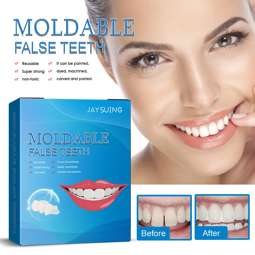 Mojoyce Temporary Tooth Filling Repair False Teeth Solid Glue Dental Repair  Beads 