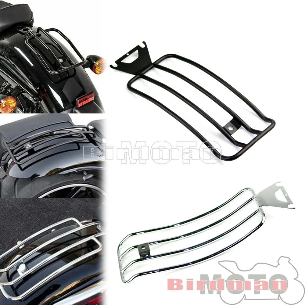 

Rear Fender Luggage Rack Rear Passenger Solo Seat For Harley Touring Electra Glide FLHT Road King FLHR Street Glide FLHX 98-04